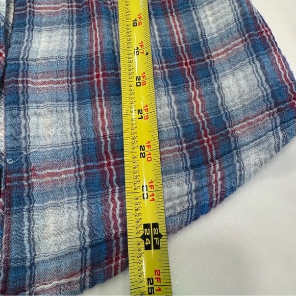 Rails Womens Blue Plaid Long Sleeve Button Down Shirt Size XS - Picture 8 of 11